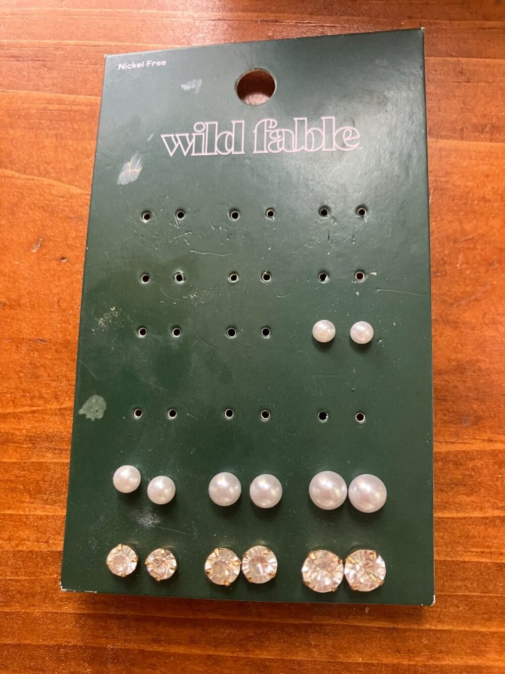 WIld Fable Pearl & Diamond Earring Studs
